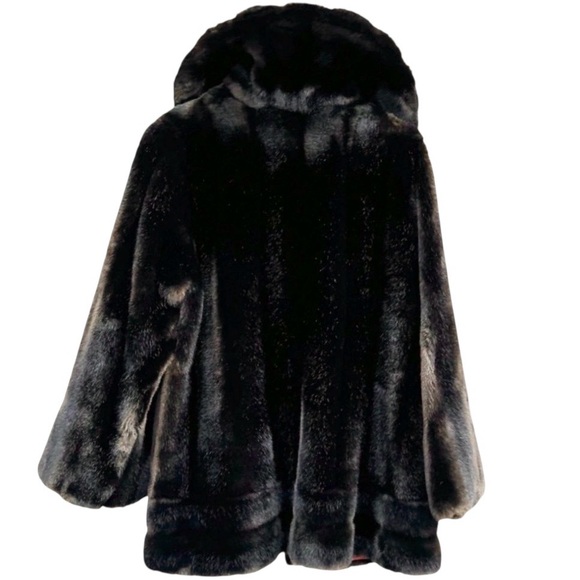 Tissavel of France Faux Fur Coat Size Large - Picture 8 of 16